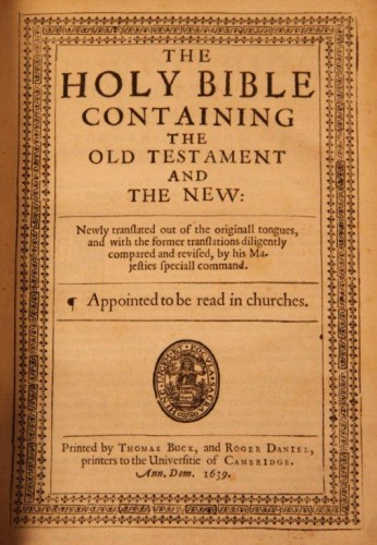 1639 BIBLE 